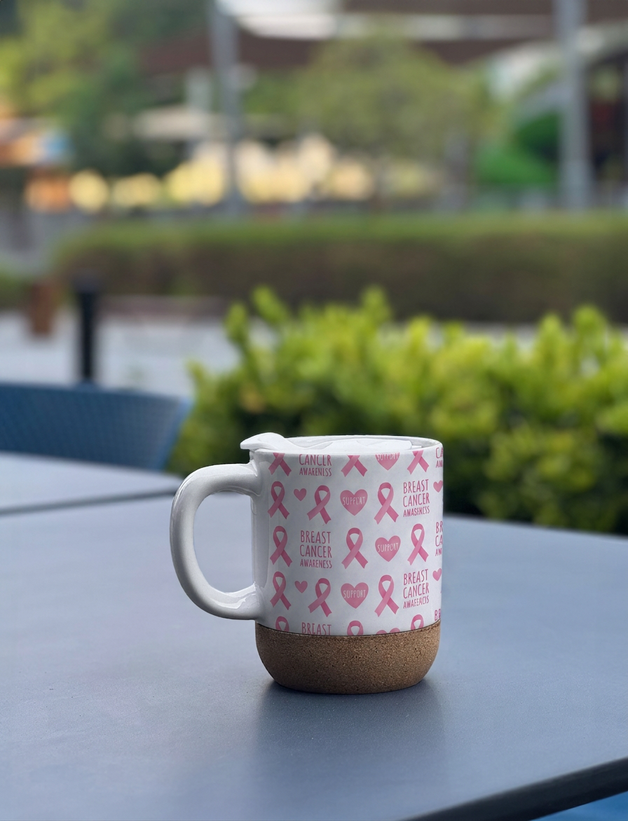 FYSIS - Ceramic Mug with Cork Bottom